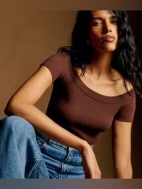 Sezane Odile T-shirt Tonka - Size S